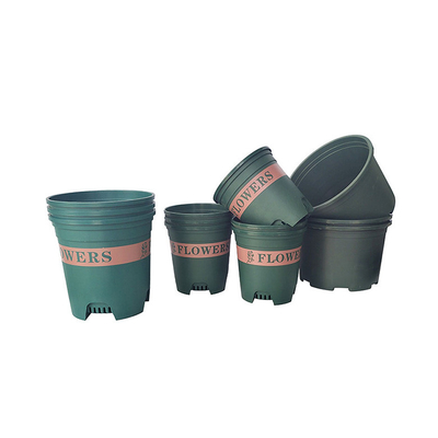 2 galonluk Bahçe Yuvarlak Plastik Saksılar 22cm Yüksek Büyük Kapasiteli