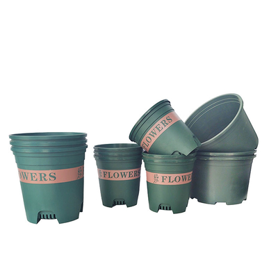 OEM Modern Yuvarlak Plastik Saksılar 9cm 11cm Yuvarlak Plastik Bitki Saksıları