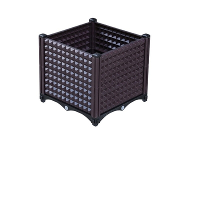 Balkon için Dekoratif Modern PP Büyük Kare Plastik Ekici Kutuları