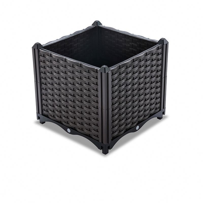 Çağdaş Plastik Balkon Ekici Plastik Bitki Kutusu 40*40*26CM