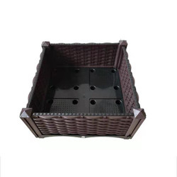 Ayaklı 50*50*27CM Plastik Saksı Kutuları