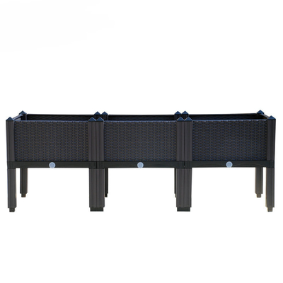 Sebze Dikim için Bacaklarda Mobil Plastik Yükseltilmiş Ekiciler 50 * 50 * 27CM