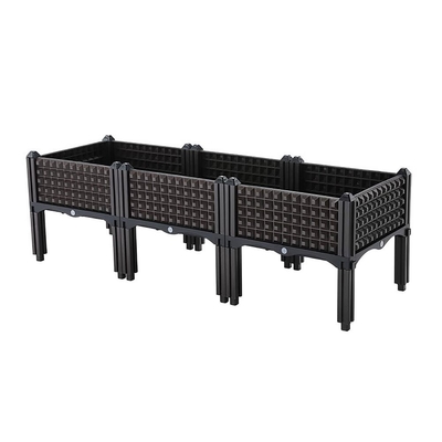 Sebze Dikim için Bacaklarda Mobil Plastik Yükseltilmiş Ekiciler 50 * 50 * 27CM