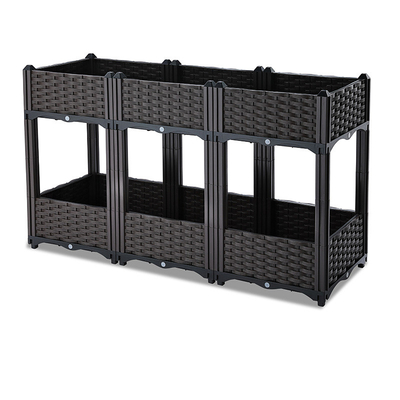 Balkon İçin Çok Katmanlı Plastik Ayaklı Saksı 120*40*67cm