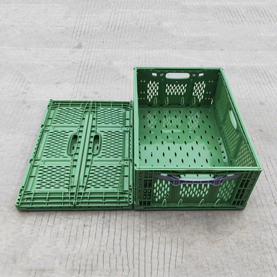 Özelleştirilmiş Süpermarketler Plastik Katlanır Sepet Sebze Gıda Taşımacılığı